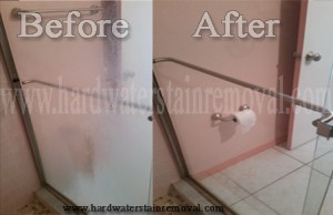 Hard water stain removing